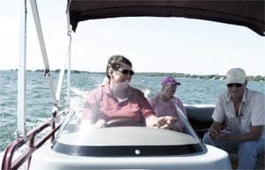 pontoon boat docking