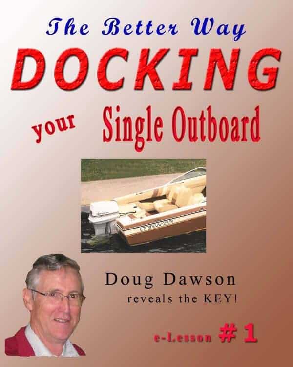 how to dock your single outboard boat